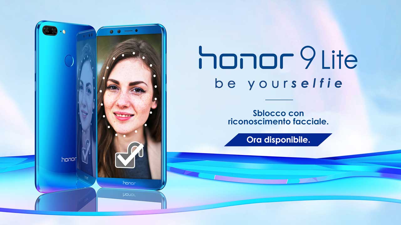 Honor 9 Lite: arriva il riconoscimento facciale thumbnail