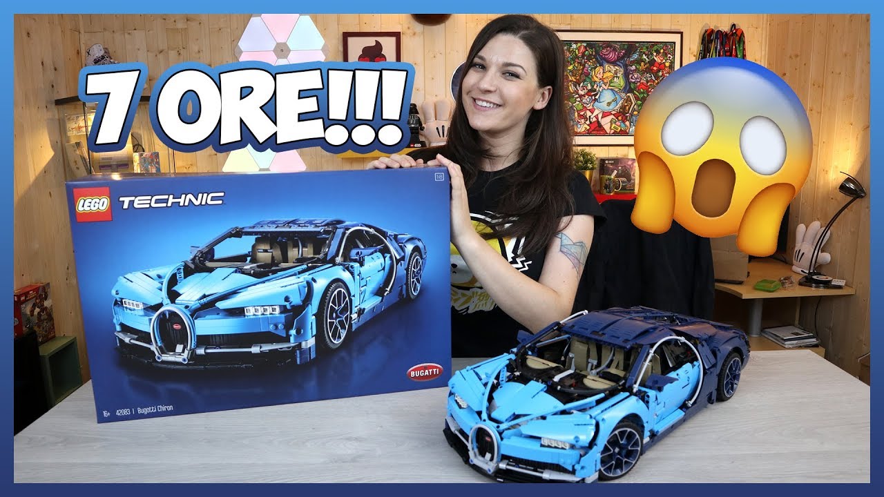 LEGO Technic Bugatti Chiron: lo abbiamo montato in sole 7 ore thumbnail