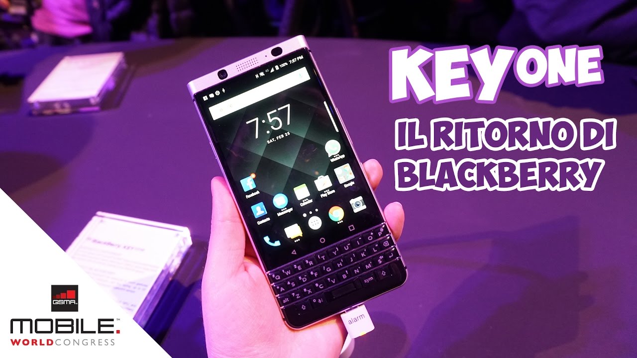 [MWC 2017] Il nostro hands-on di BlackBerry KEYone thumbnail