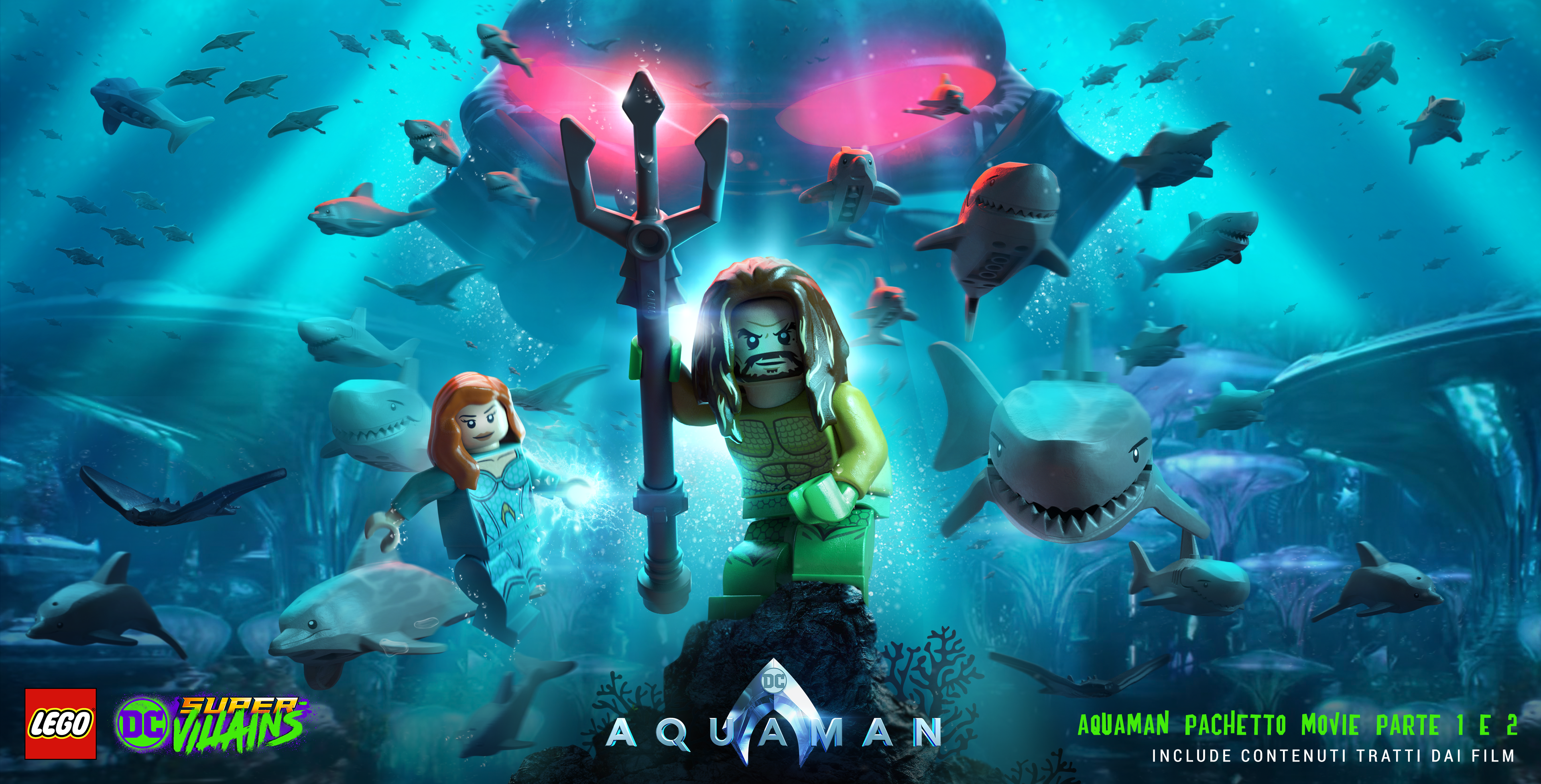 LEGO DC Super-Villains, svelata la data d'arrivo per i pacchetti Aquaman thumbnail