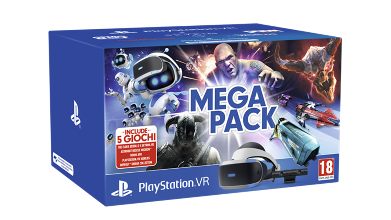 Mega Pack PlayStation VR: cosa include e quanto costa il ricchissimo bundle thumbnail