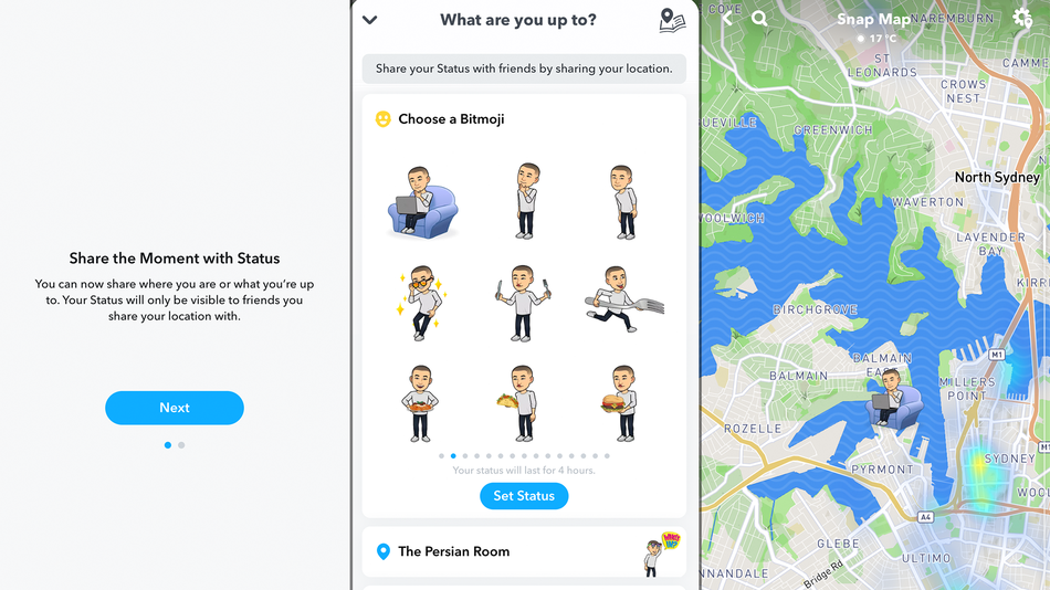 Snapchat annuncia la nuova funzione Status su Snap Maps thumbnail