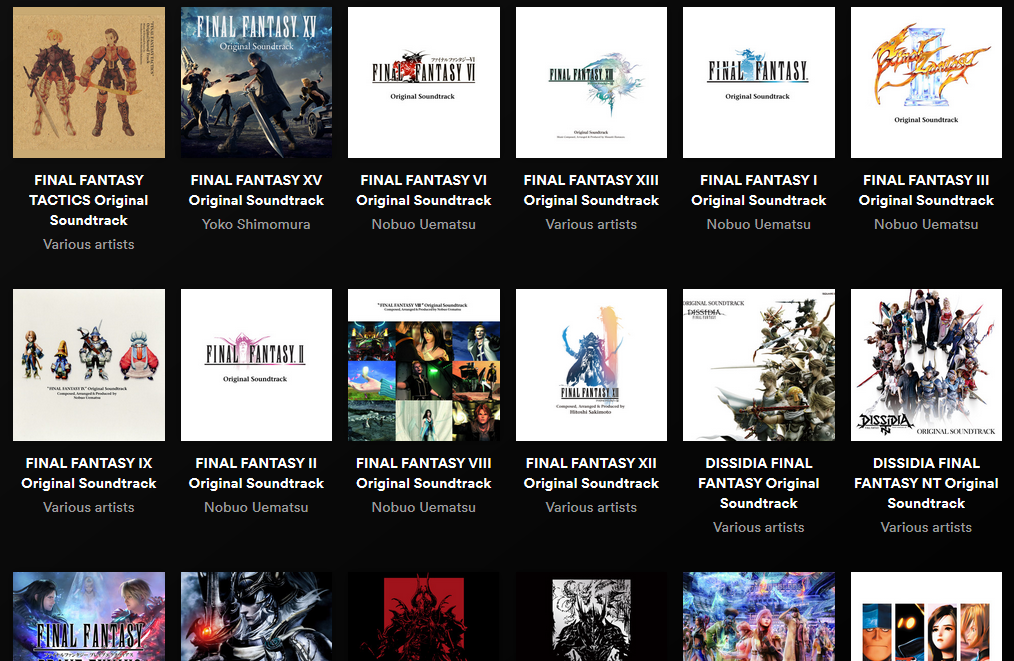 Final Fantasy: disponibili le colonne sonore su Spotify e Apple Music thumbnail