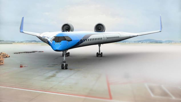 KLM investirà nello sviluppo di un aeroplano Flying-V super-efficiente thumbnail