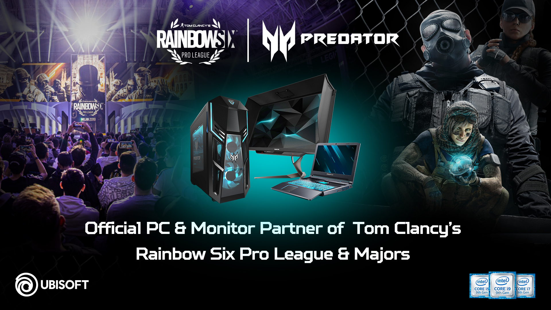Acer Predator diventa sponsor della Rainbow Six Pro League thumbnail