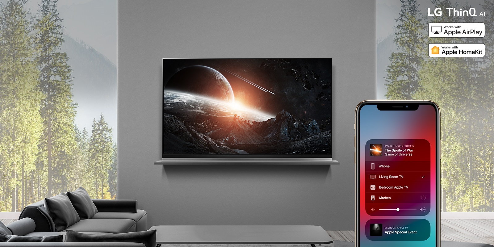 LG TV 2019 AI ThinQ: Apple Airplay 2 e HomeKit thumbnail