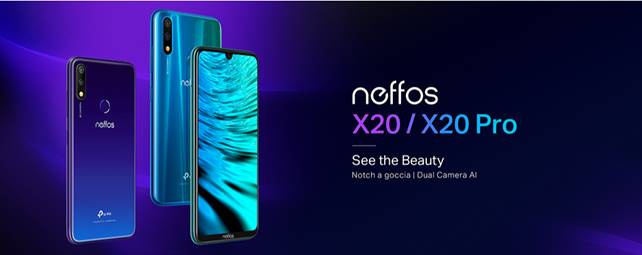 Neffos: i nuovi smartphone X20 e X20 Pro disponibili in Italia thumbnail