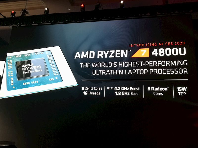 AMD Ryzen Serie 4000 4800U