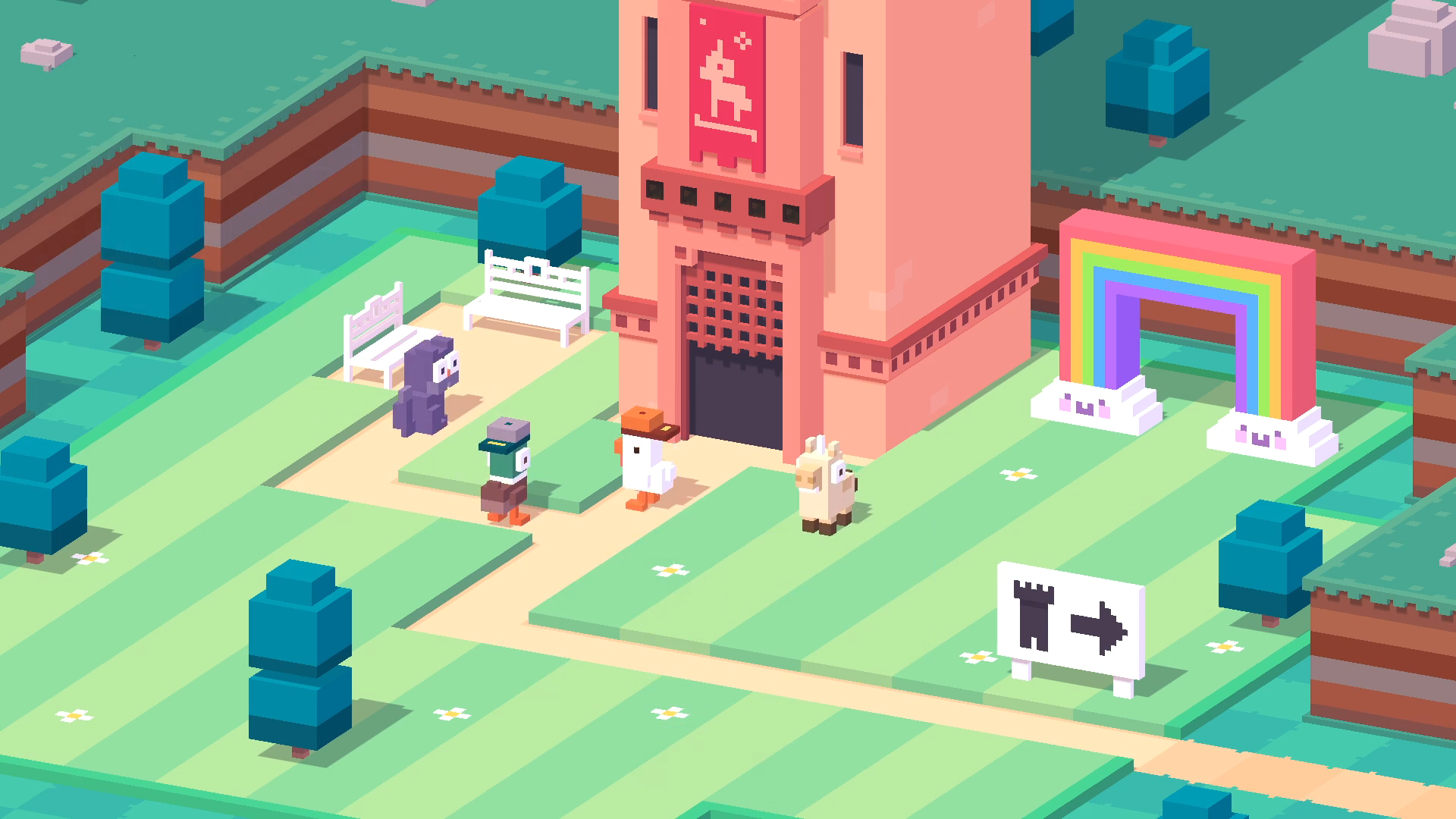 crossy road spinoff games