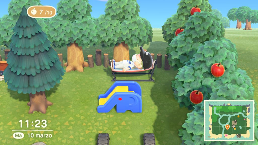 Animal Crossing New Horizons giardino