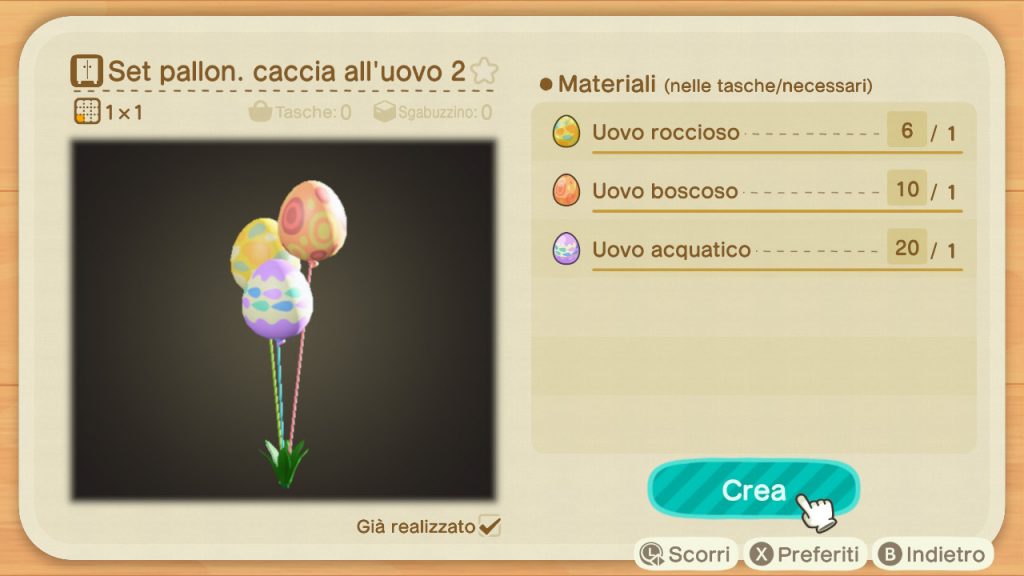 Guida Pasqua Animal Crossing New Horizons palloncini 1