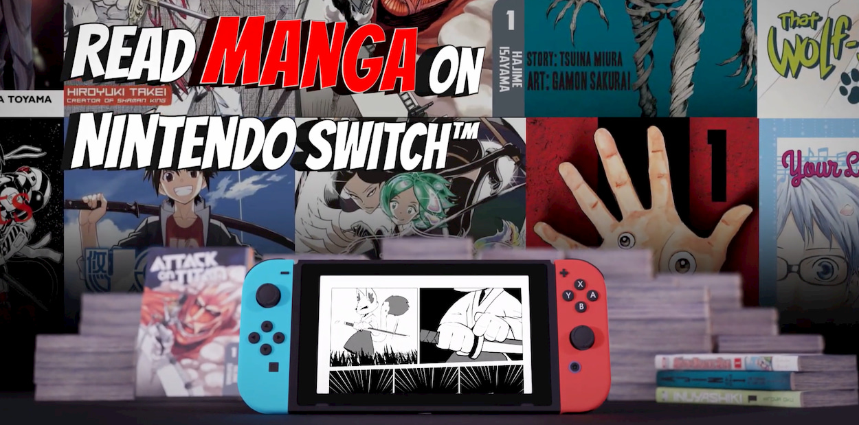 Ora ci sono anche i manga su Nintendo Switch thumbnail