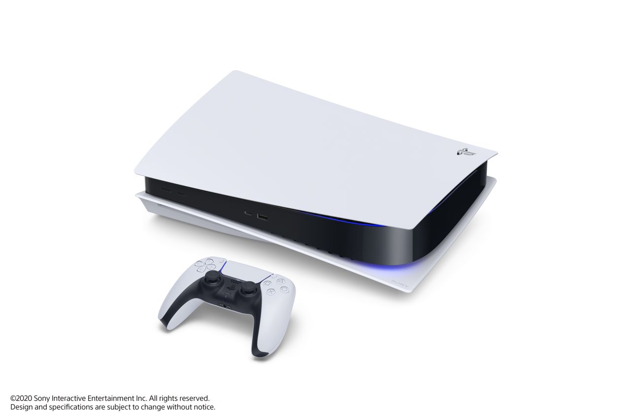 PlayStation 5 design orizzontale