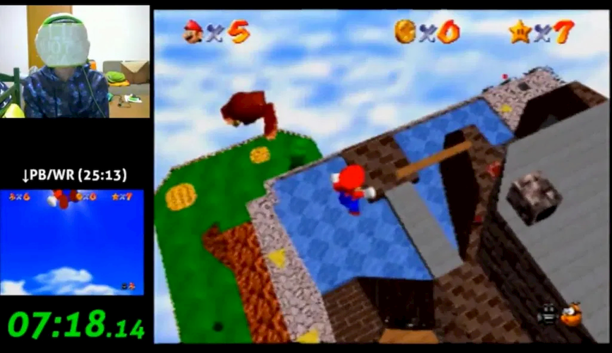 Questa persona è riuscita a completare Super Mario 64 da bendato thumbnail