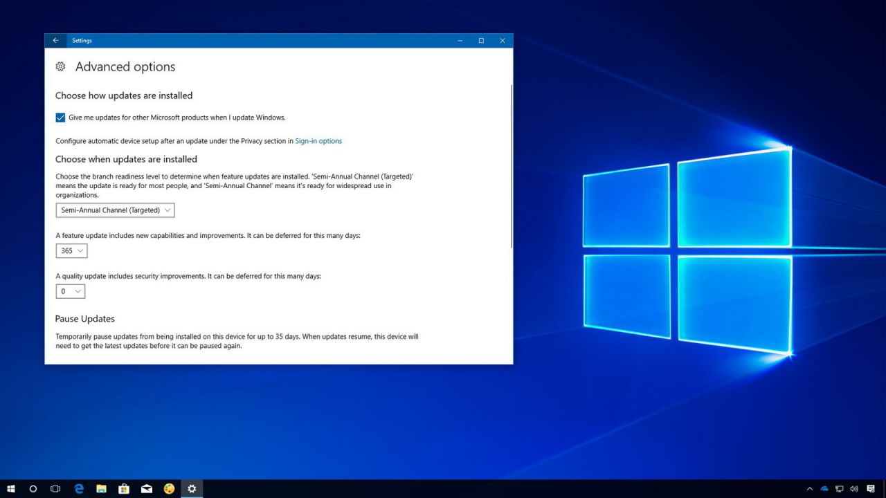 Microsoft blocca il rinvio degli aggiornamenti thumbnail