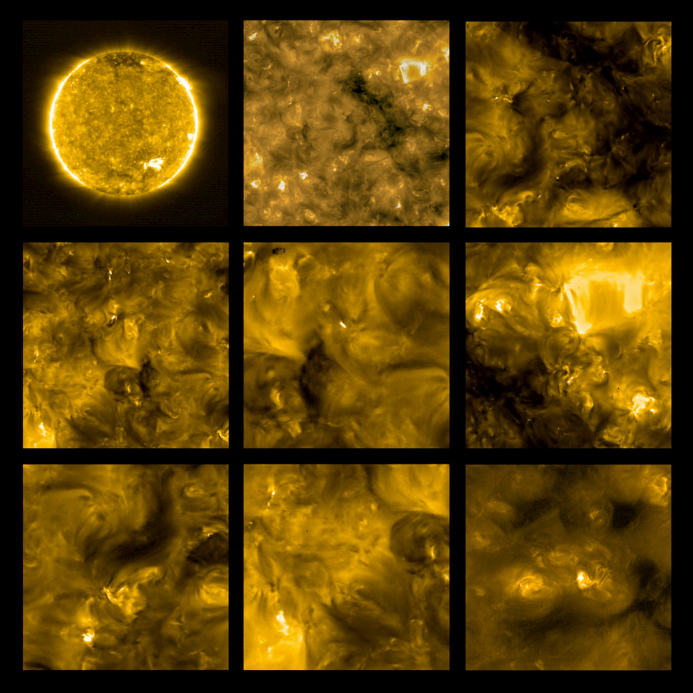 ESA Solar Orbiter prime immagini