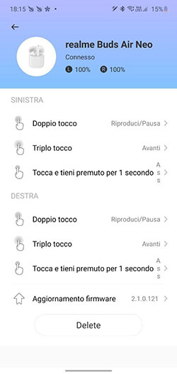 Realme Buds Air Neo recensione app