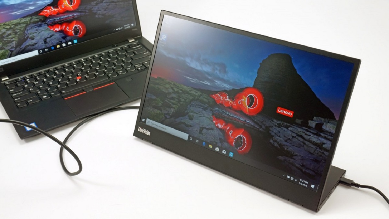 Il nuovo schermo da 14 pollici portatile di Lenovo thumbnail