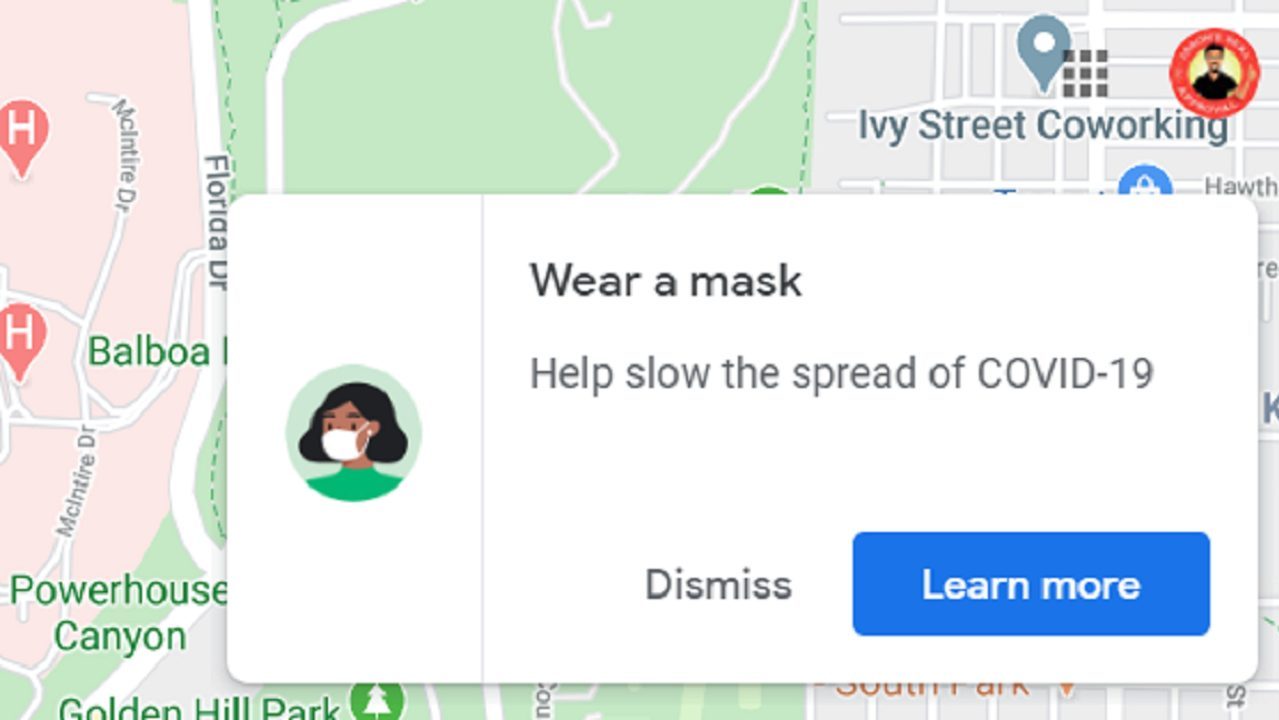 Anche Google Maps ti ricorda di indossare la mascherina thumbnail