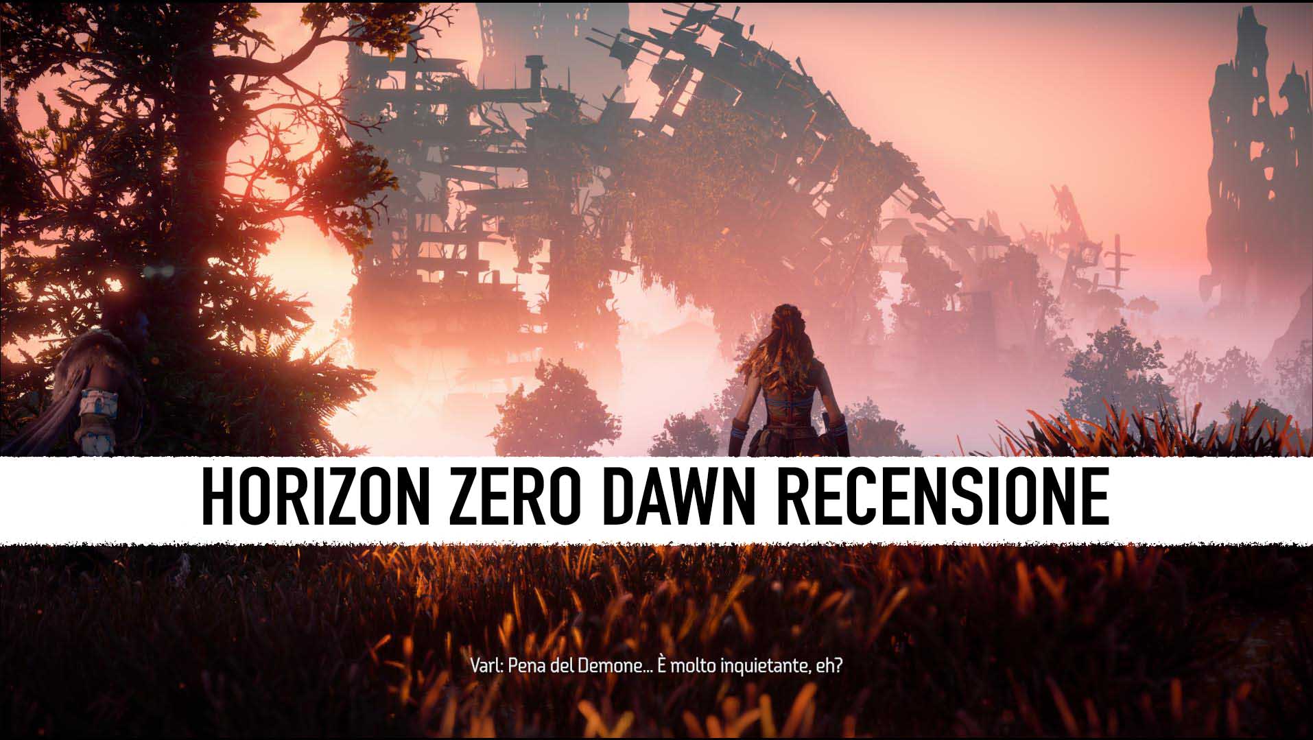 La recensione della versione PC di Horizon Zero Dawn. L'emozione in ultra-wide thumbnail