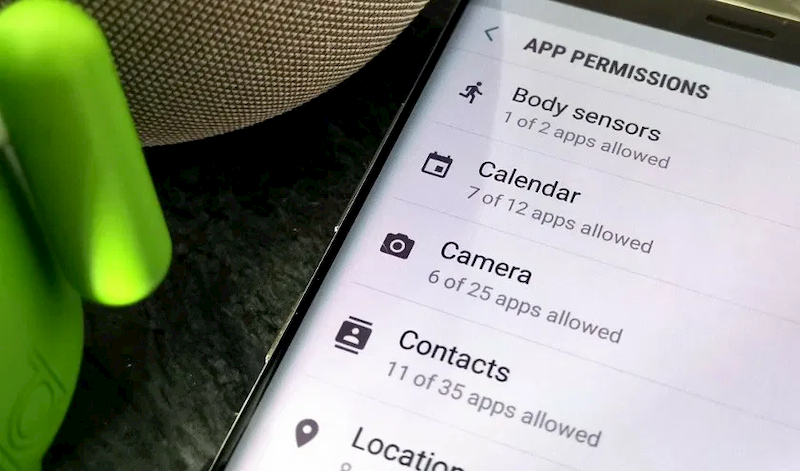 autorizzazioni app android lista