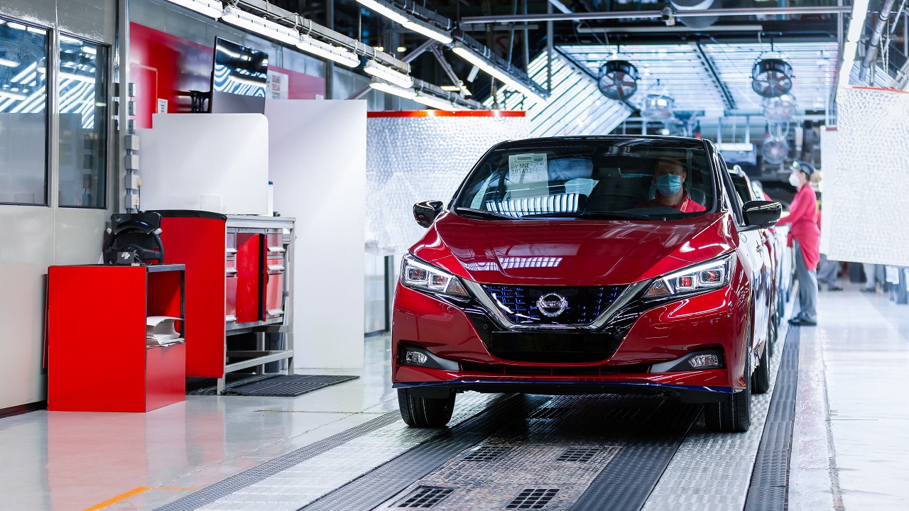 Nissan Leaf: raggiunto il traguardo delle 500 mila unità prodotte thumbnail
