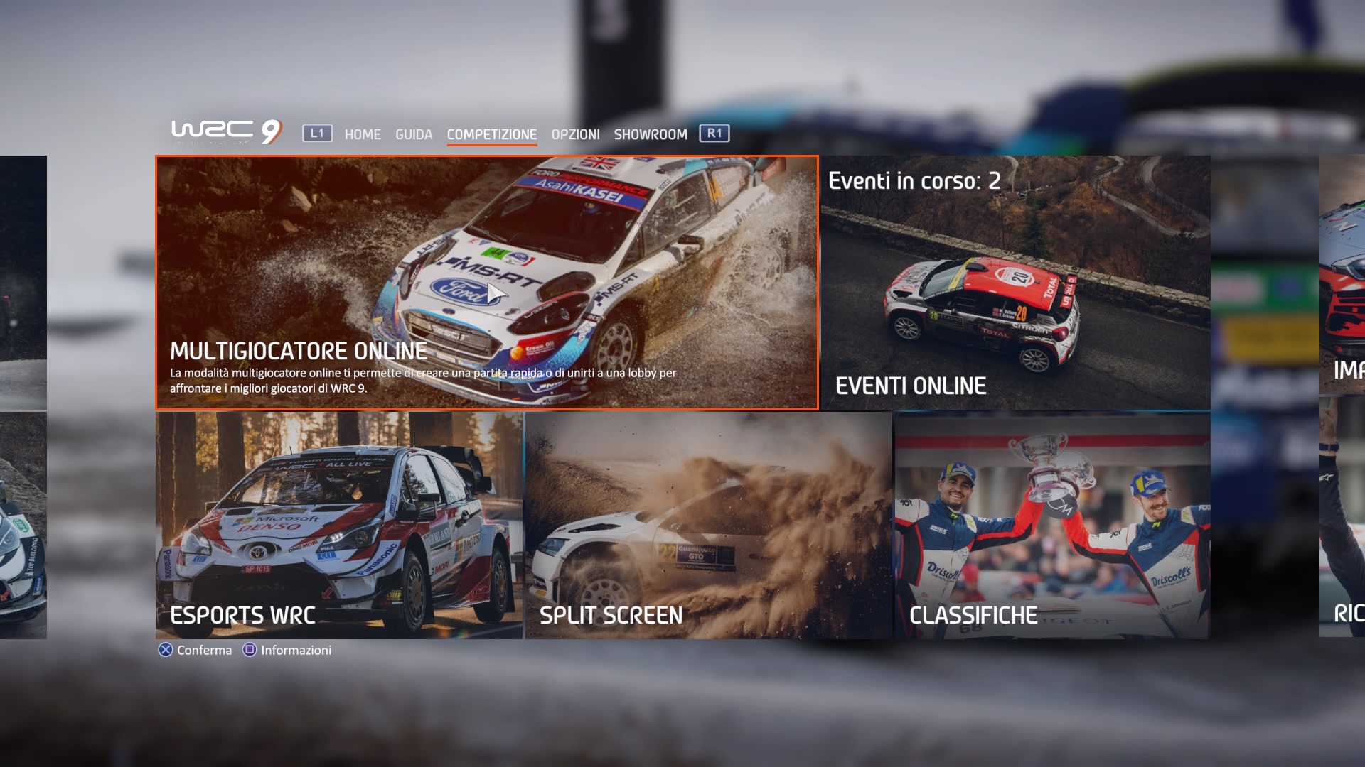WRC 9 multigiocatore