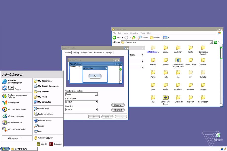 Con il tema segreto di Windows XP il sistema operativo assomiglia a quello di un Mac thumbnail