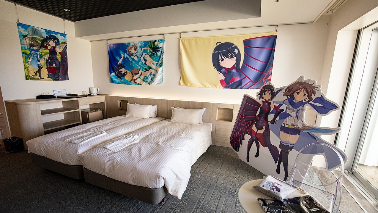 L'EJ Anime Hotel in Giappone ha mostrato in anteprima le camere thumbnail