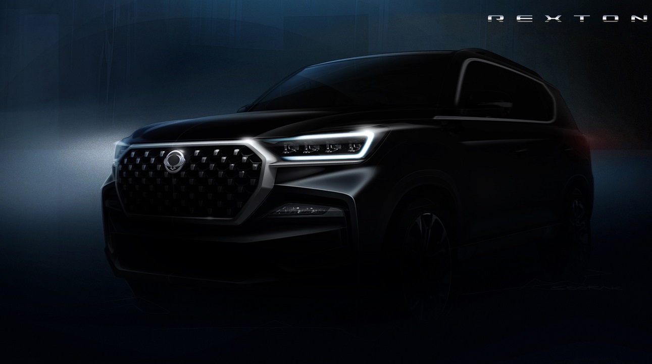 SsangYong Rexton: il SUV si mostra nelle prime immagini teaser ufficiali thumbnail