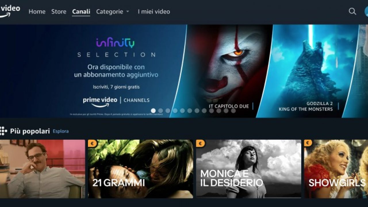 Amazon Prime Video Channels arriva in Italia: cos'è e come funziona? thumbnail