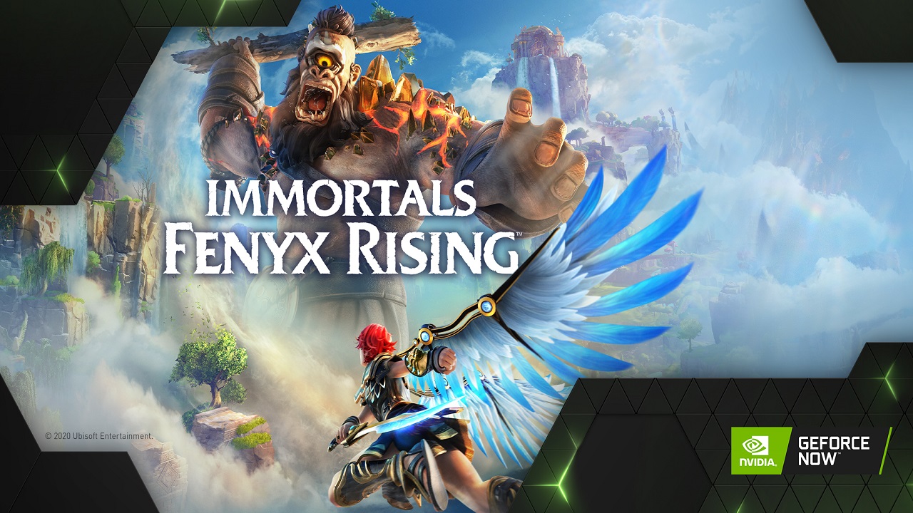 Immortals Fenyx Rising è uno degli otto titoli disponibili su GeForce NOW thumbnail