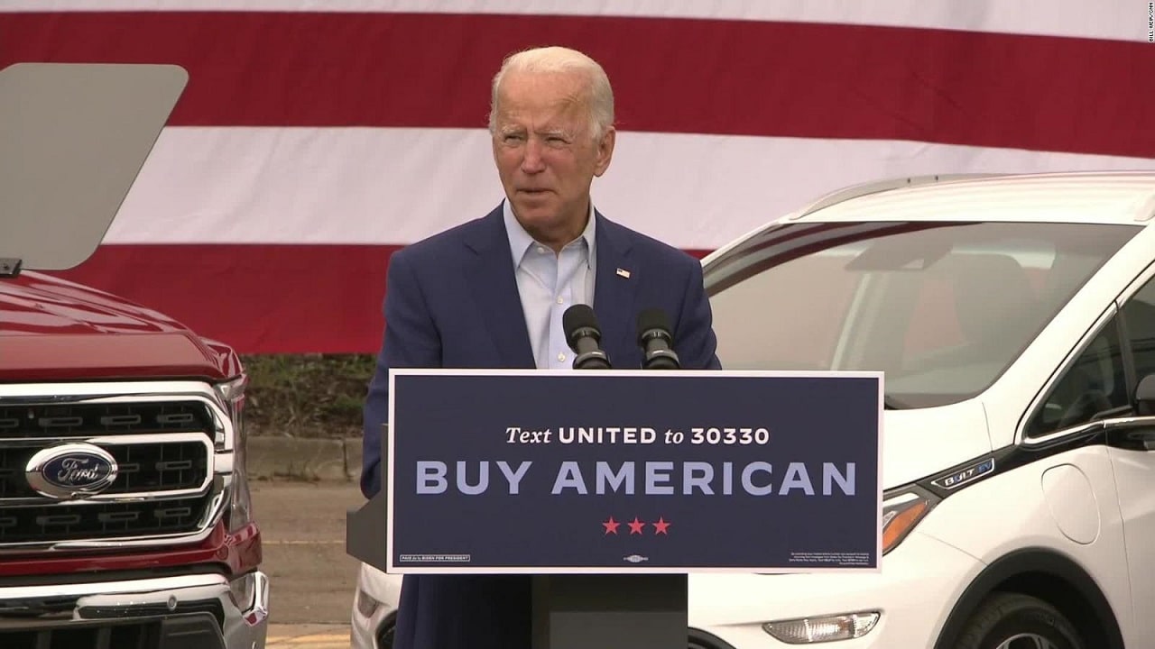 Biden vuole solo "auto blu" elettriche, già dal 2021 thumbnail