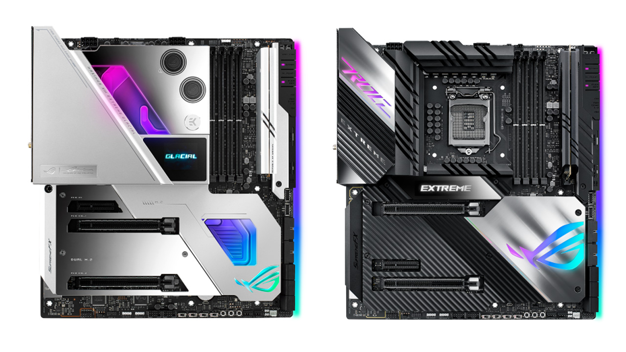 scheda madre asus ROG Maximus XIII extreme ed extreme glacial