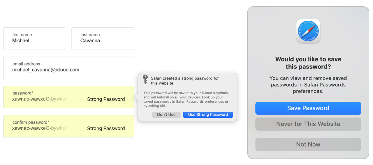 sistema gestione password di Apple - Portachiavi