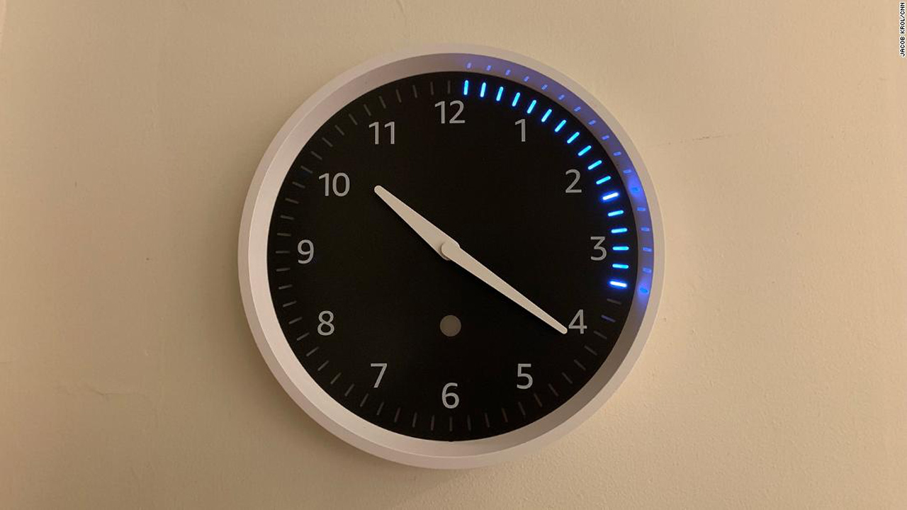 amazon echo wall clock