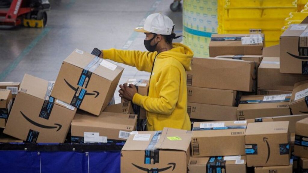 Amazon sciopero lavoratore