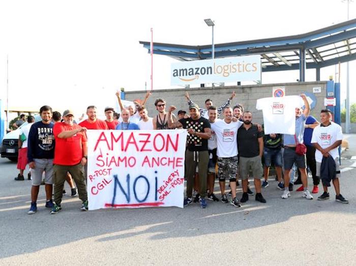 Amazon sciopero lavoratori
