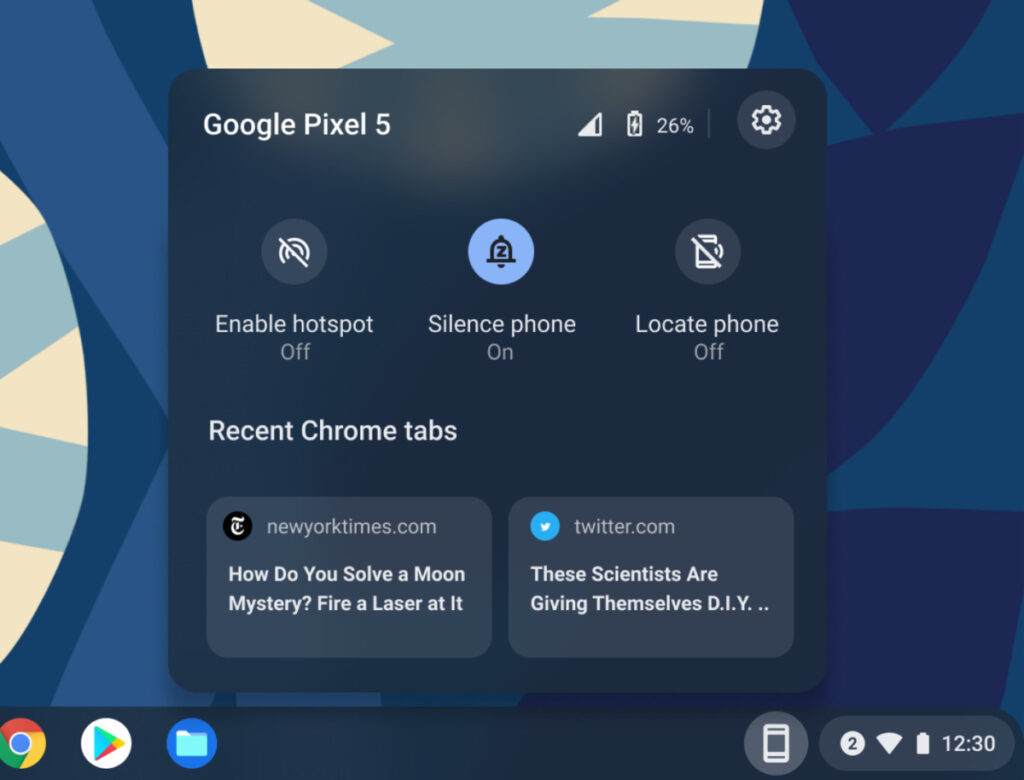 Chrome Os Phone Hub