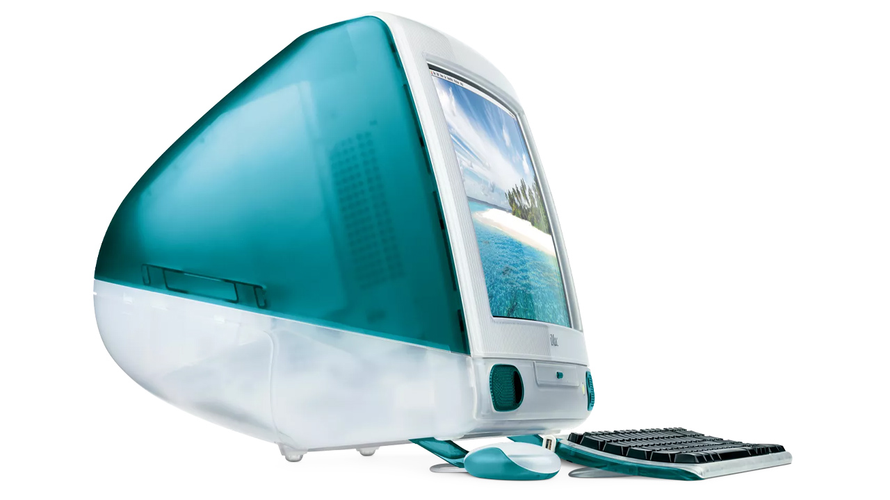 apple imac G3 blue 1998