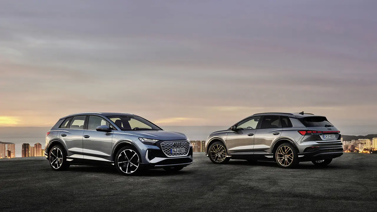 Audi Q4 e-tron e Q4 Sportback e-tron, i due SUV elettrici medi di Audi offrono fino a 299 CV e 520 km di autonomia thumbnail
