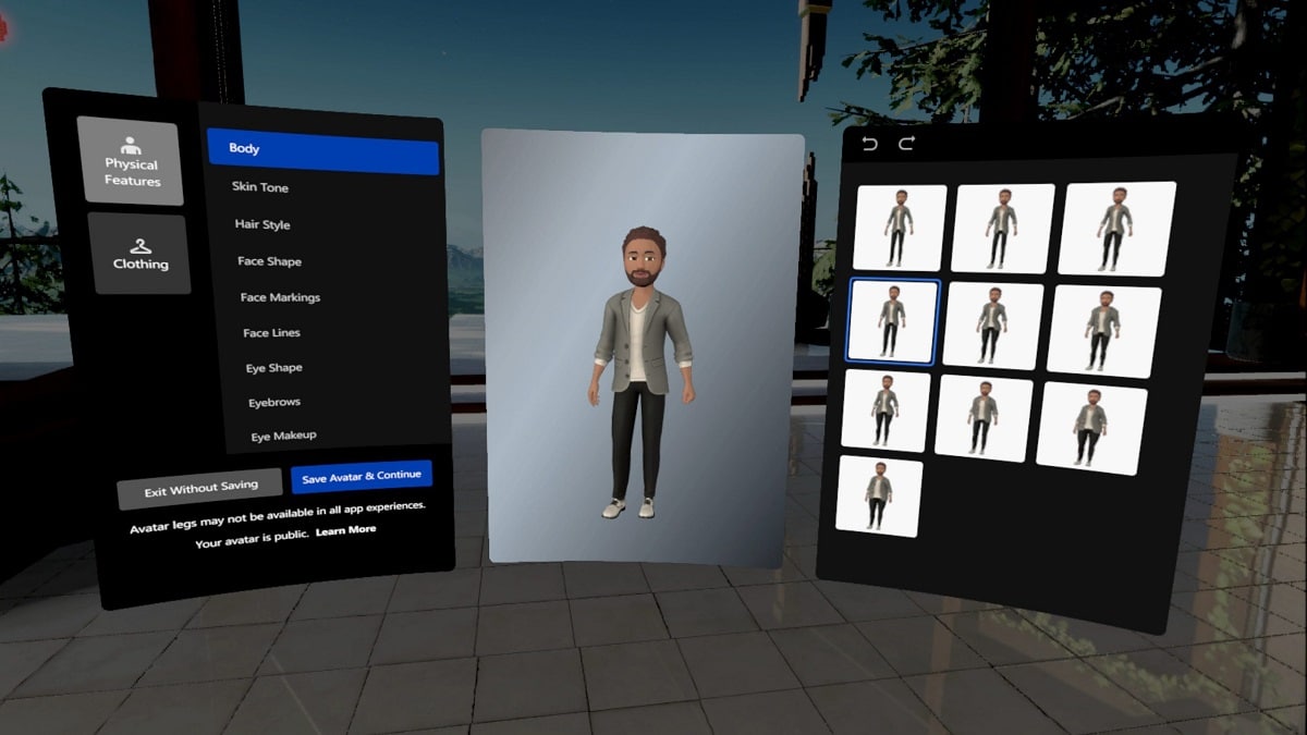 Oculus presenta una versione rinnovata degli avatar thumbnail