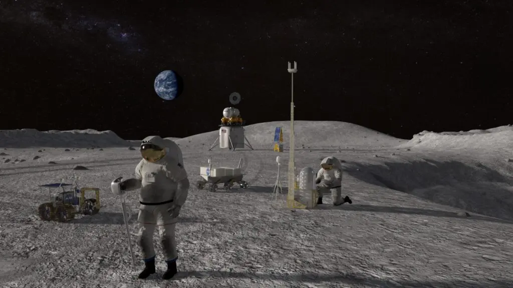 uomo sulla Luna NASA sceglie SpaceX