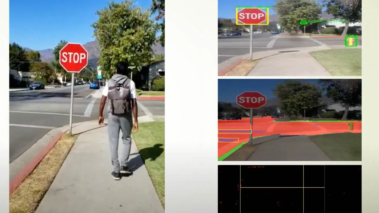 Lo zaino dotato di intelligenza artificiale che permette ai non vedenti di muoversi in sicurezza thumbnail