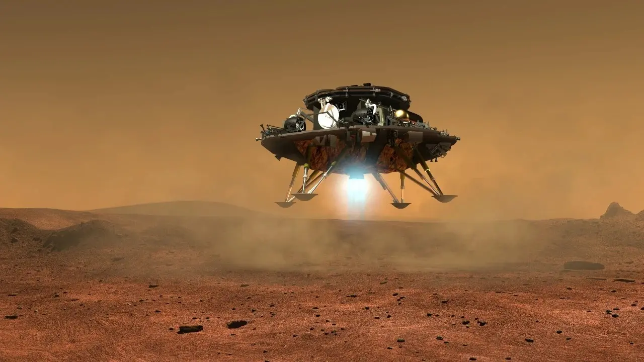 La Cina rilascia le prime immagini del suo rover Zhurong su Marte thumbnail