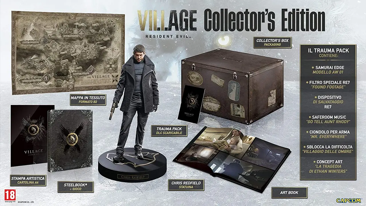 Aperti i pre-order per la Collector's Edition di Resident Evil Village thumbnail
