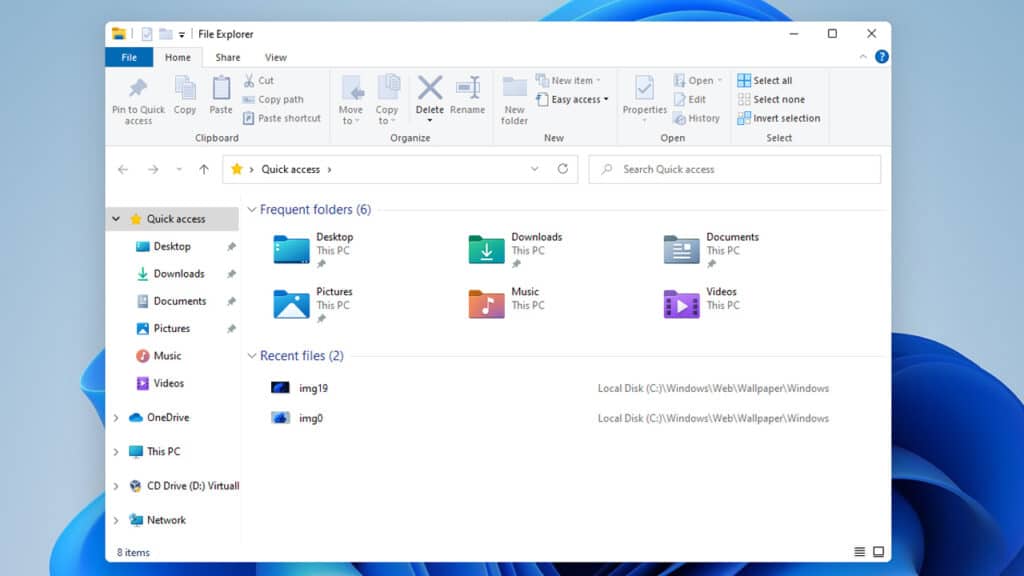 Esplora File Windows 11 anticipazioni