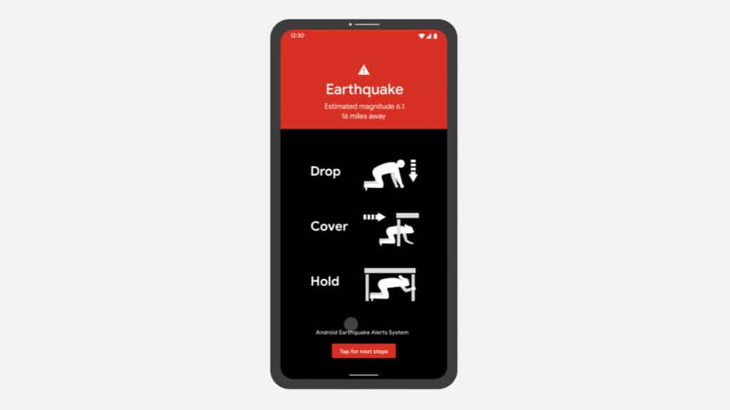 novità android 2021 rilevamento terremoti