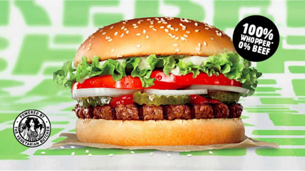 Burger King Whopper vegetariano