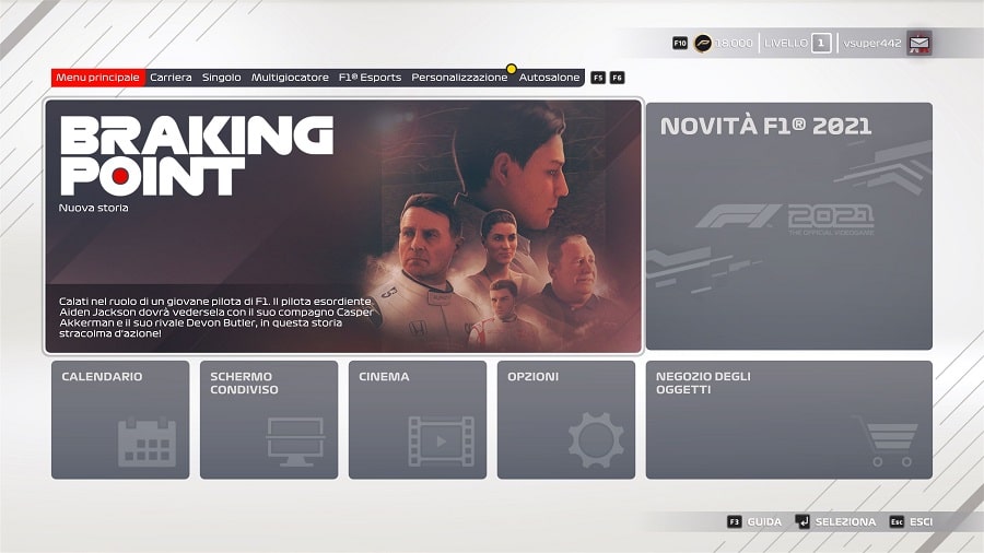 F1 2021 recensione braking point